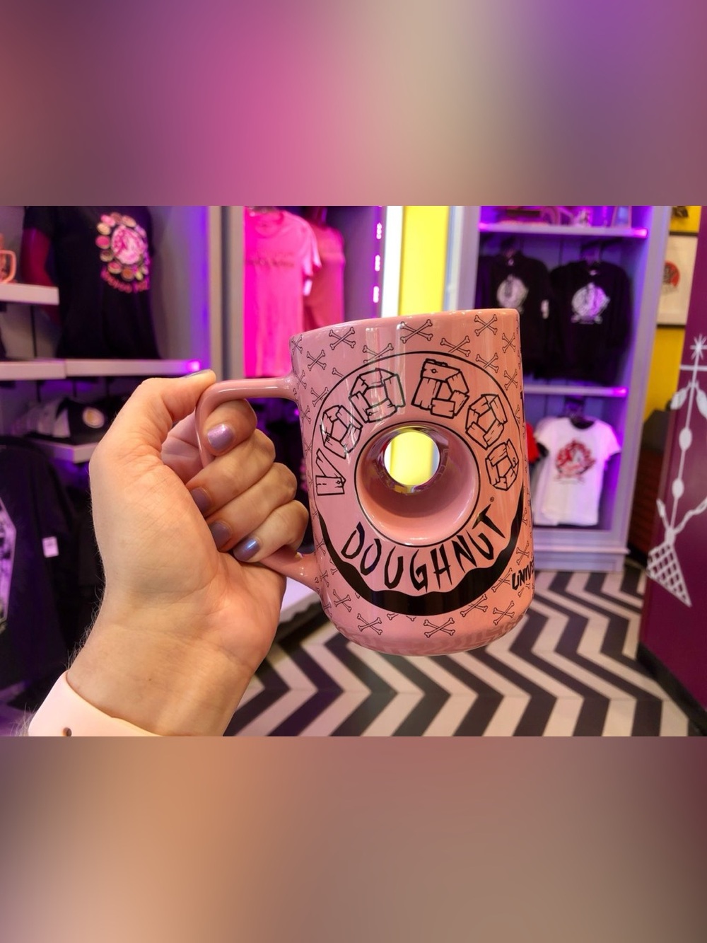 Voodoo Doughnut Hole Universal Orlando Mug